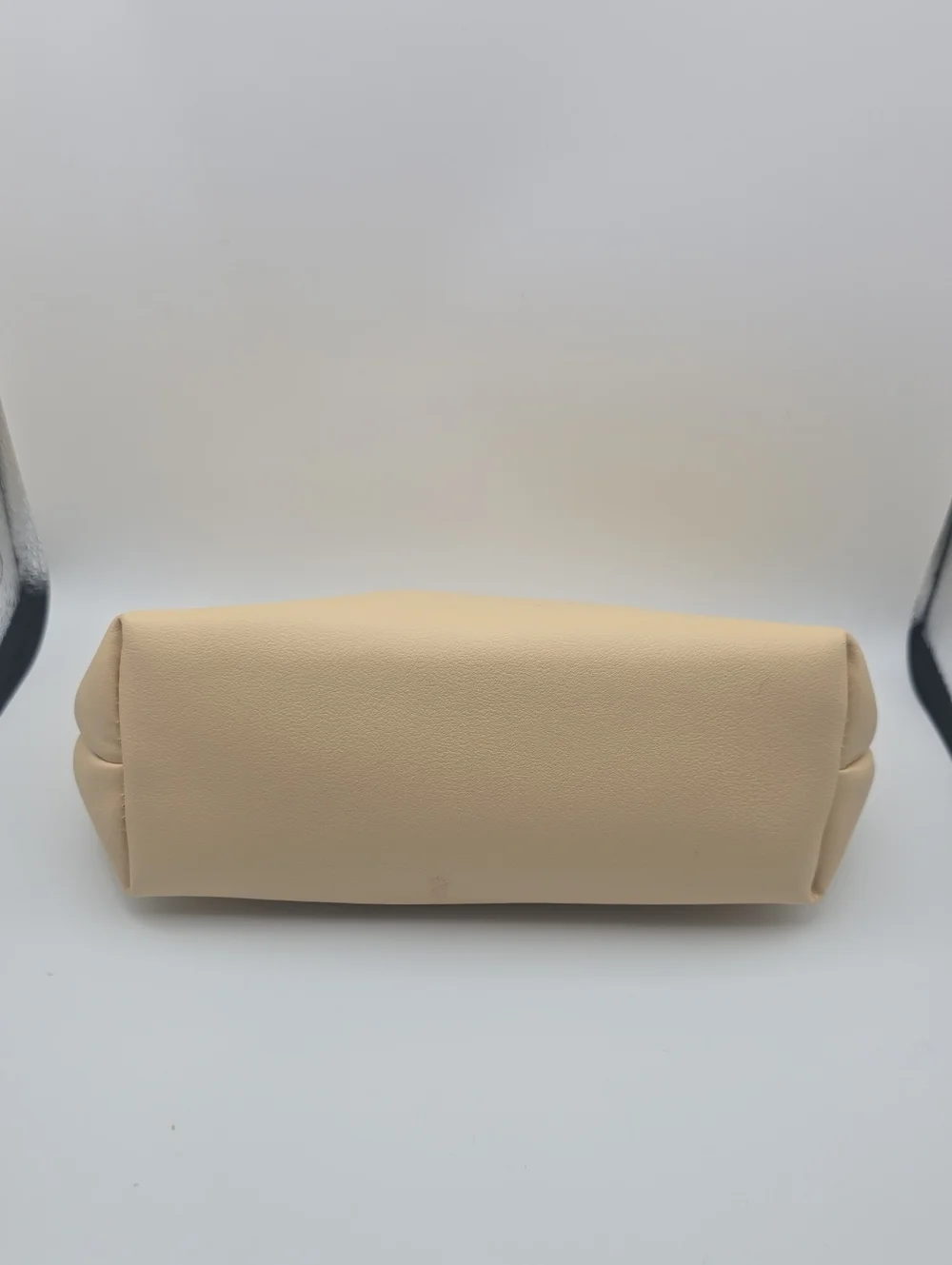 Bvlgari X Emirates Small Light Beige & Pink Gold Hardware Cosmetic Bag (NWOT)✨️